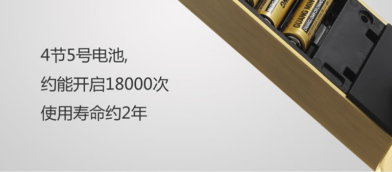 豪力士指纹锁 D3310F家用防盗门智能锁大门锁电子锁手机APP感应锁密码锁