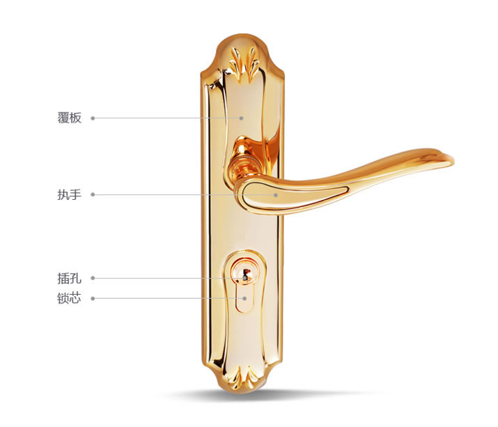 霸菱指纹锁精品铜锁黄铜精锻、采用高防腐性处理