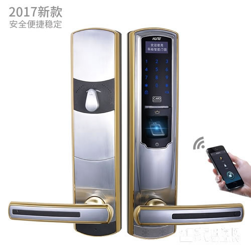 科裕手机APP电子锁 豪华多功能指纹密码锁