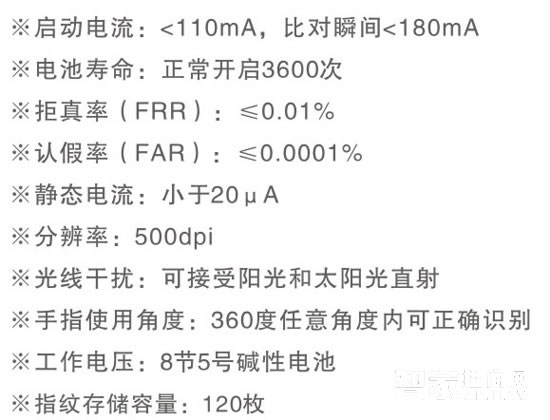 铁神智能指纹密码锁 防盗锁MR51ZM