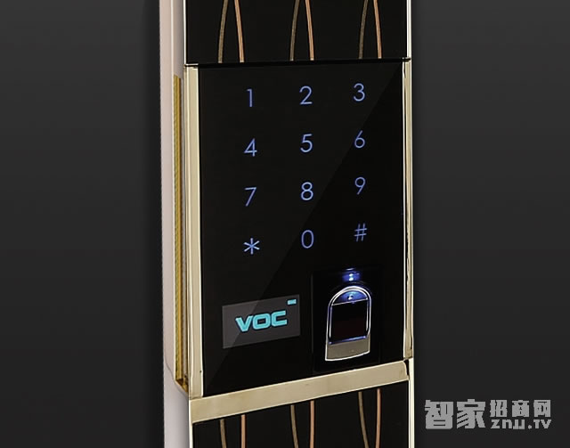 voc瑞典进口V7701指纹密码锁 多重开锁方式