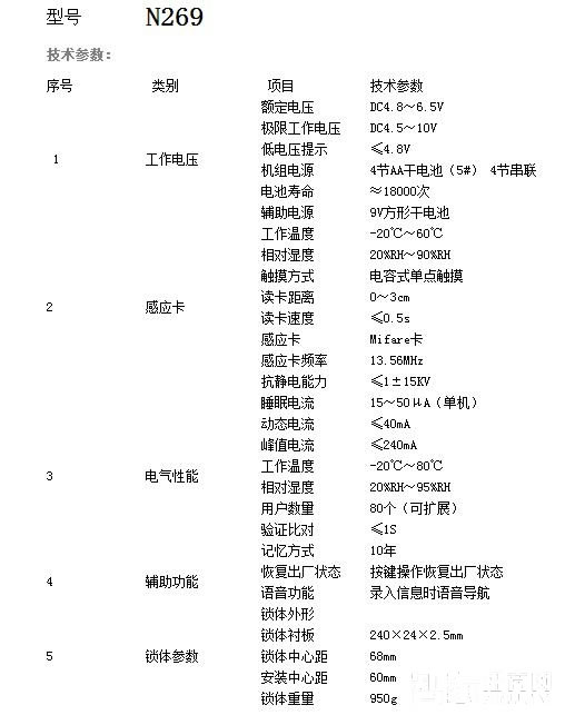 耐特指纹锁 数字门锁 拥有语音功能/刷卡密码