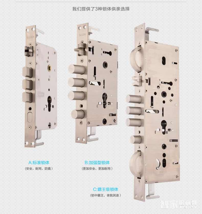 科技侠智能锁 家用防盗门指纹锁