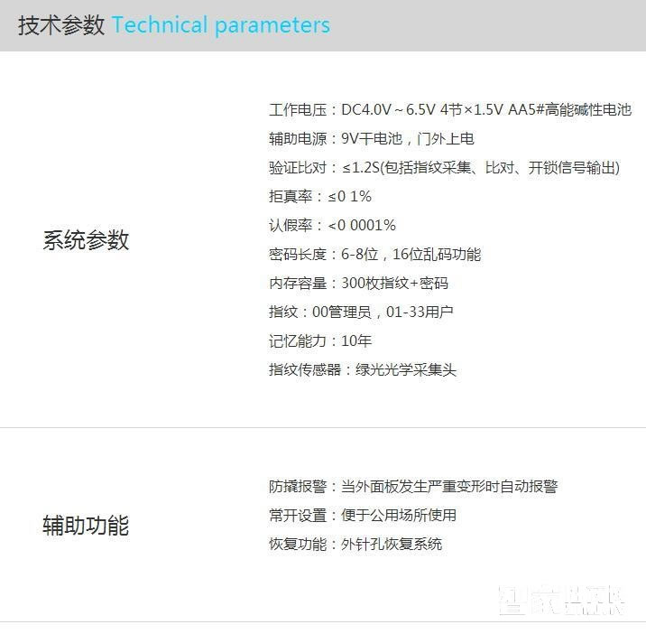 亿沃智能指纹锁 电子密码锁 家用智能锁