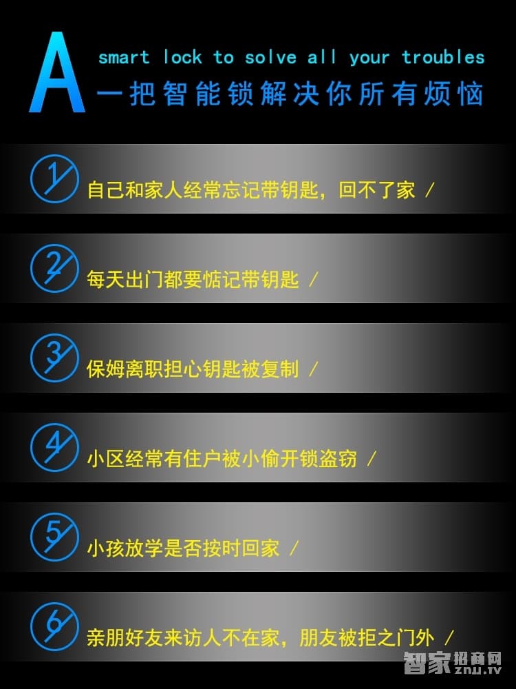 明达指纹锁 铝合金智能锁 直板指纹密码锁