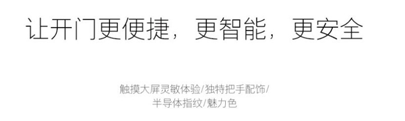 朗凯斯防猫眼开启指纹锁 高清大屏智能门锁