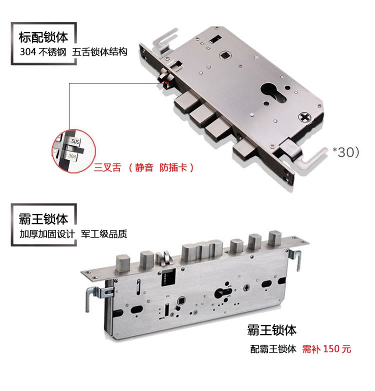 欧瑞防盗门锁刷卡锁 宾馆酒店通用型磁卡锁