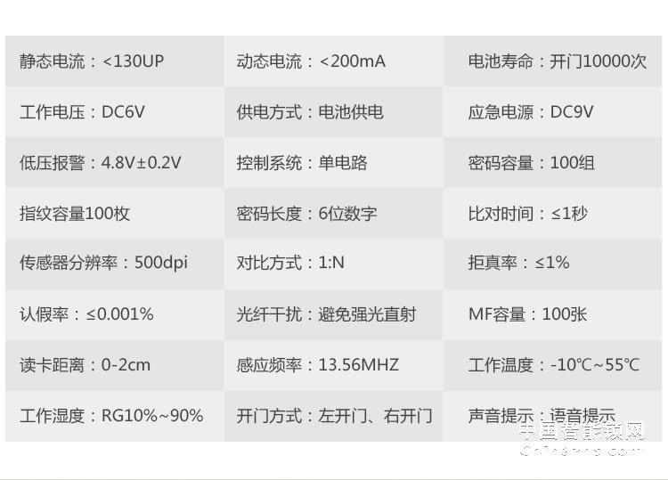 爱尔家智能锁T805 不锈钢静音指纹锁