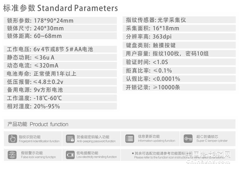 吾爱吾家智能锁W5-AC 红古铜电子密码锁