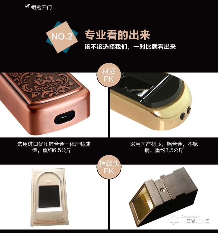 梵格尔智能锁 密码刷卡电子锁 全自动指纹锁