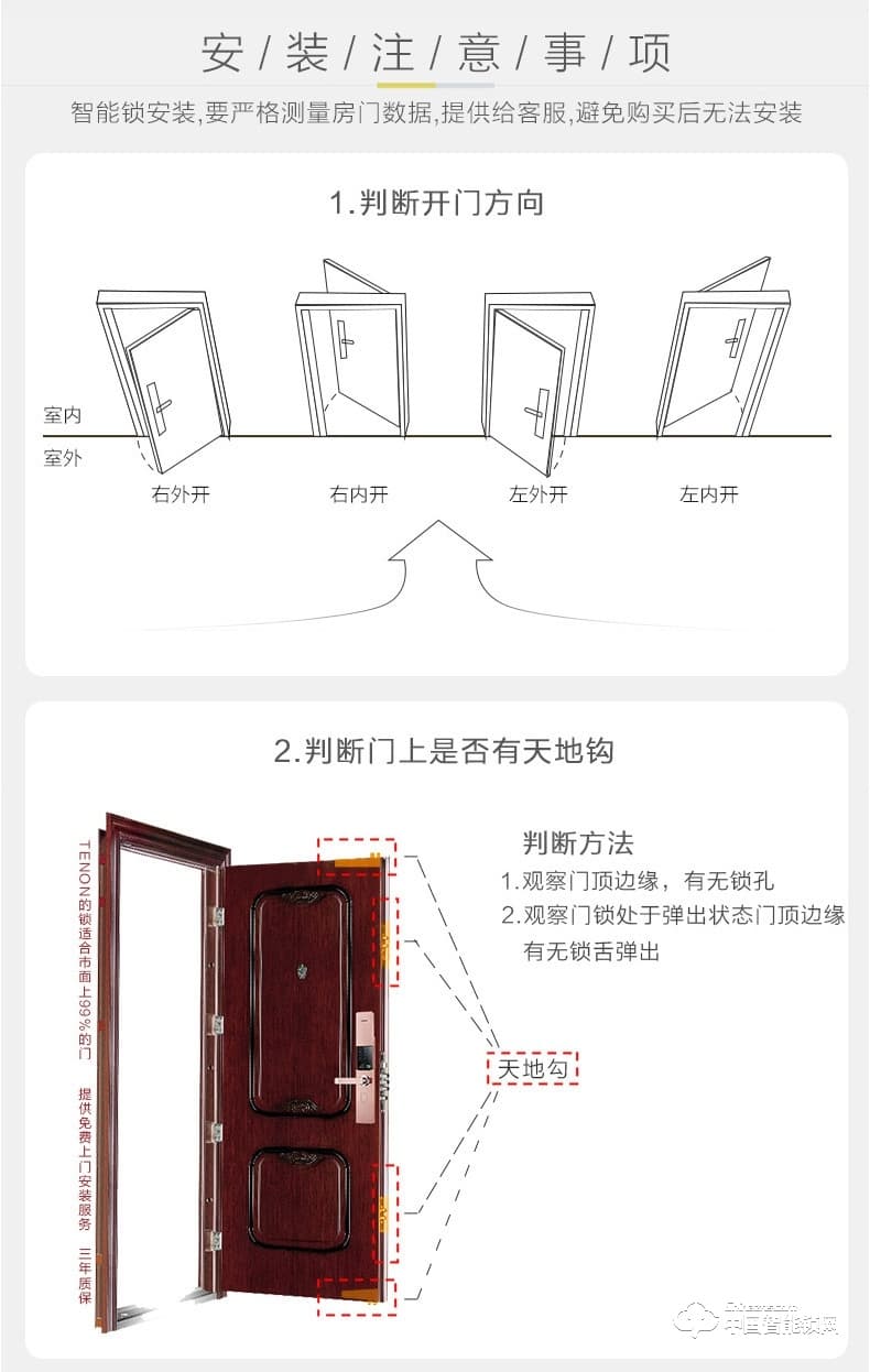 固特指纹锁 密码锁智能刷卡锁家用防盗门锁电子锁