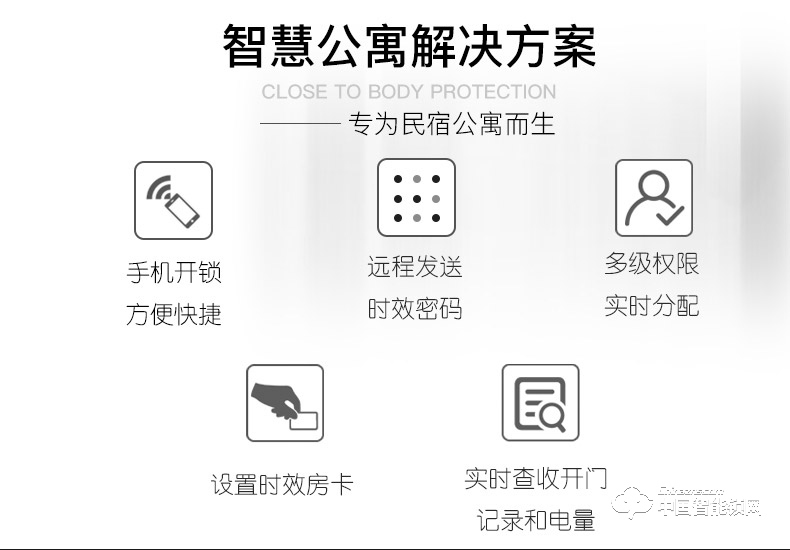 创达至诚指纹锁 手机APP蓝牙密码锁