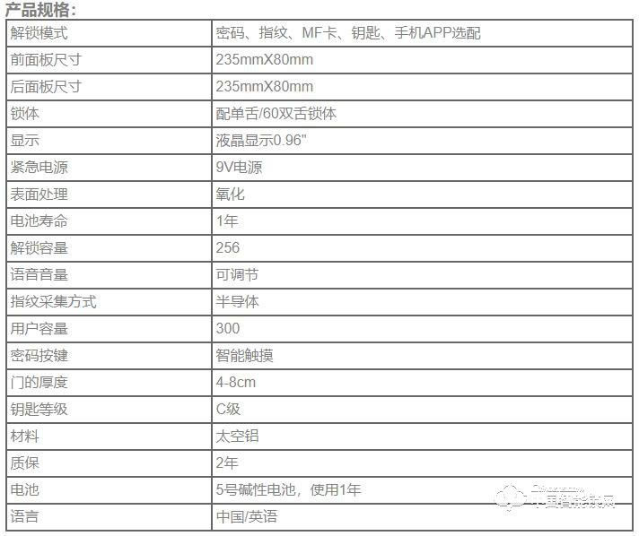 天玥智能锁 指纹密码钥匙卡锁智能门锁CC-SL068B-N