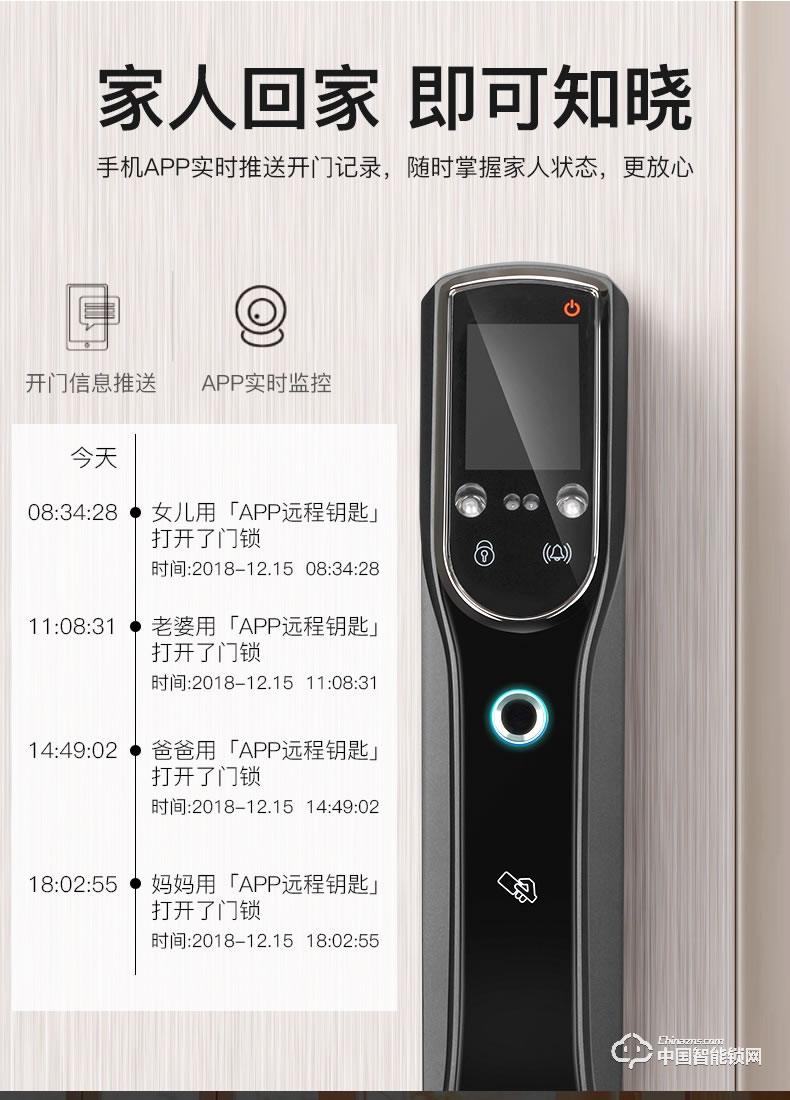 顺辉智能锁 兰博2号人脸识别全自动智能锁