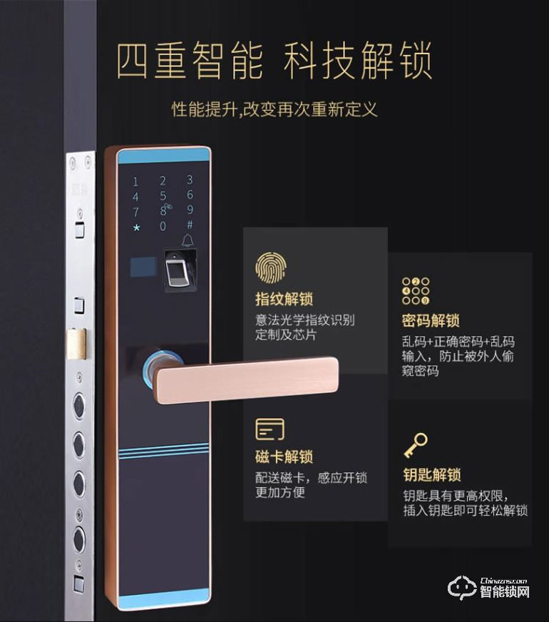 Point Lock智能锁 刷卡密码锁指纹锁