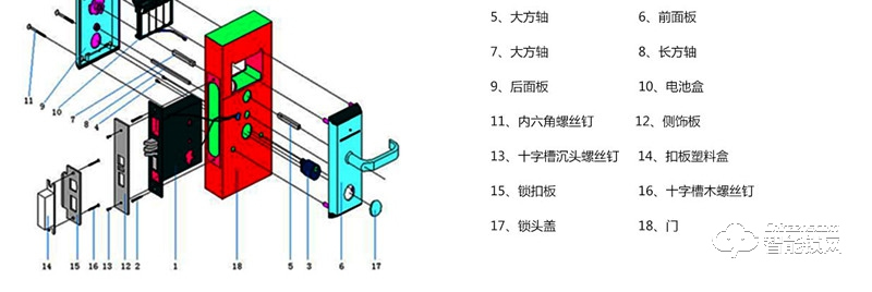 金硕德智能锁 503酒店智能密码锁
