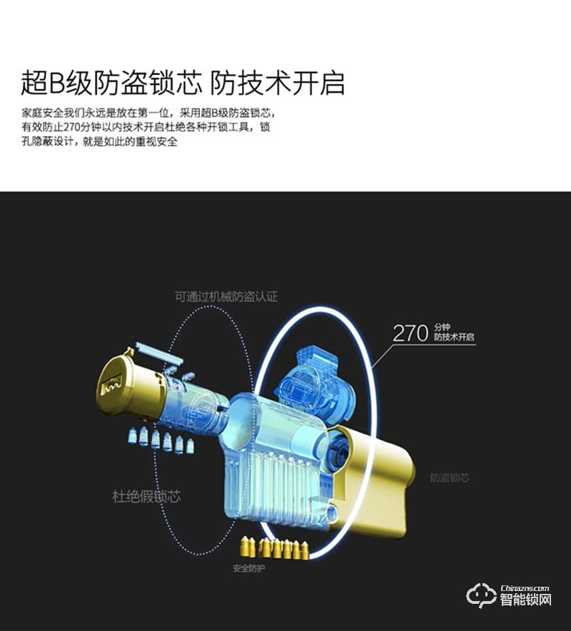 掌门智能锁 Z6掌门大能家用智能密码锁