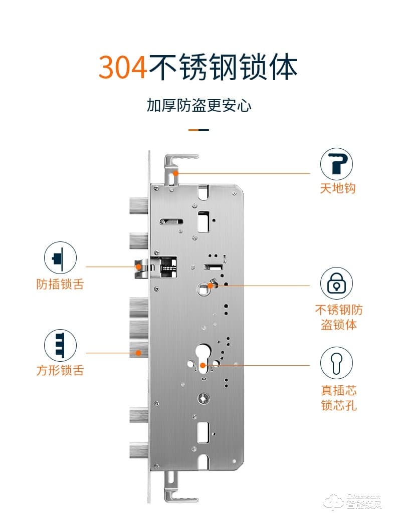 巨头智能锁 别墅大门复古智能门锁