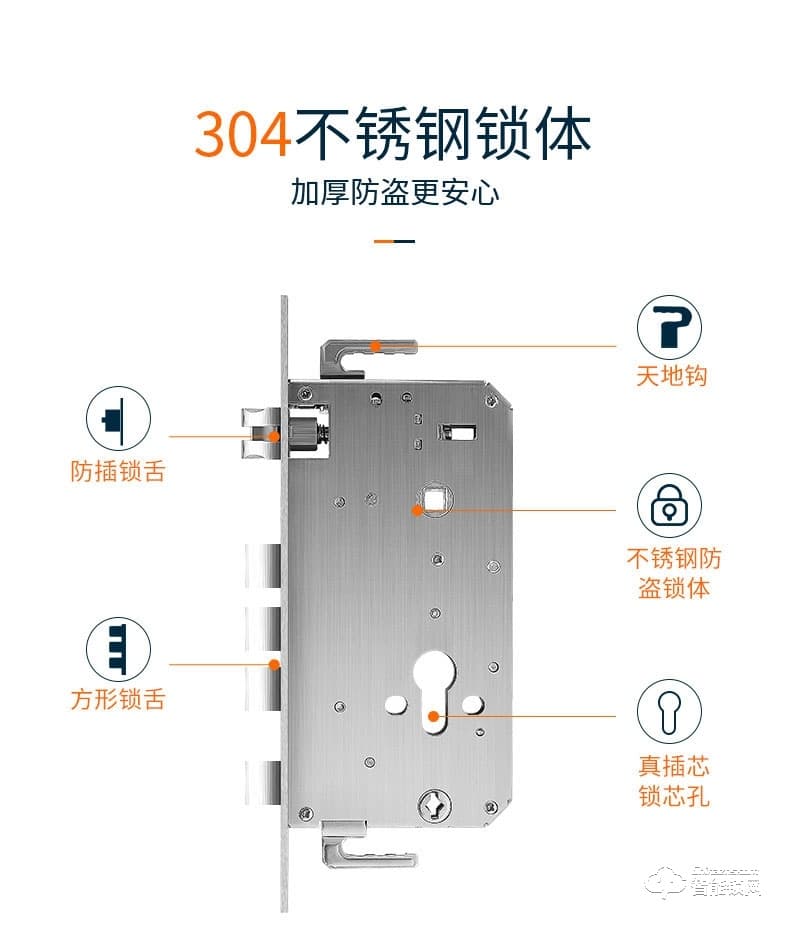 巨头智能锁 自动识别滑盖密码锁智能门锁