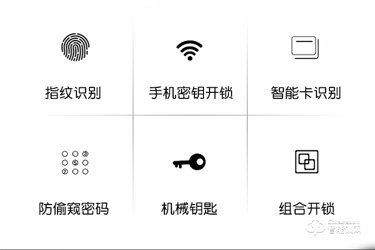 百蒙智能锁 滑盖指纹锁家用防盗门智能门锁