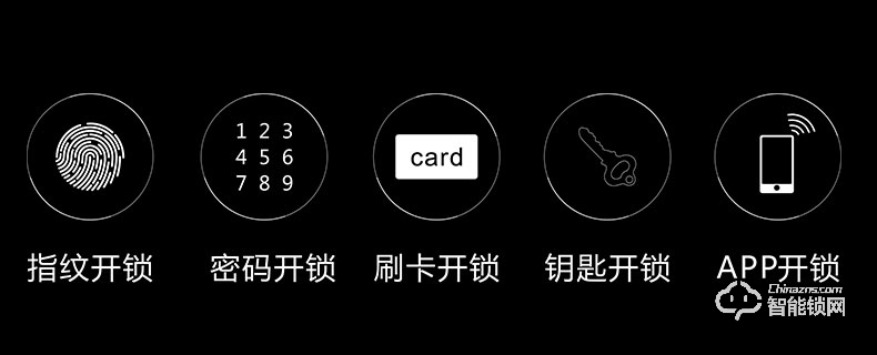 阿普力斯智能锁 U6分体式全自动智能密码锁