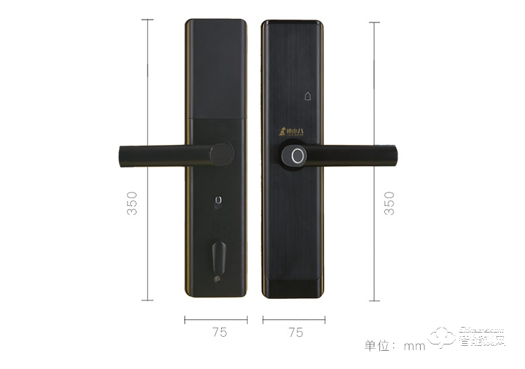 锁小八指纹锁 A8一握即开指纹锁