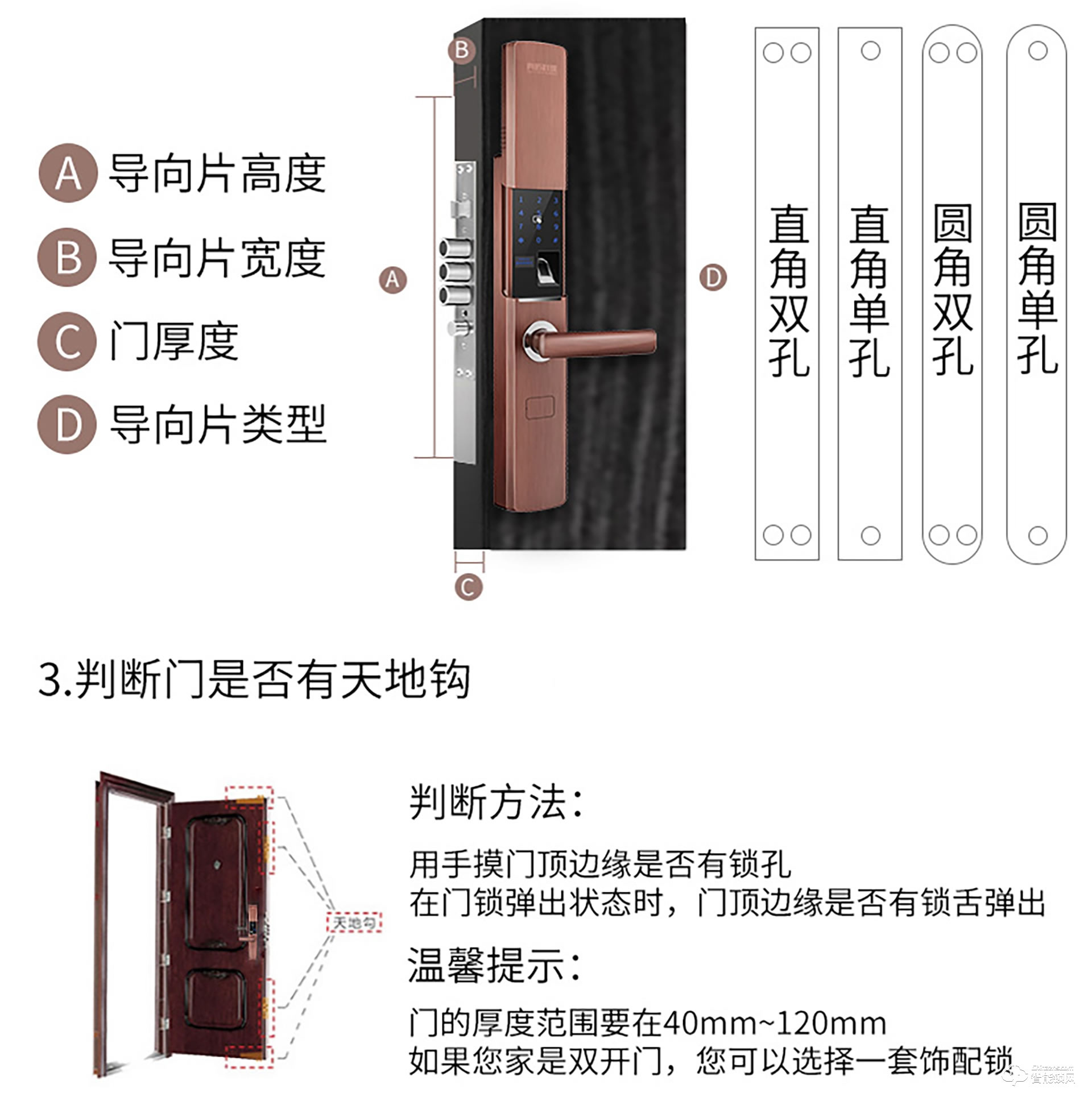 典匠智能锁 6012滑盖遥控电子感应门锁