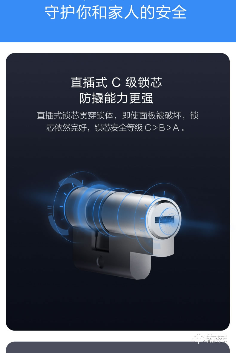 小米智能锁  青春版家用防盗门指纹密码锁