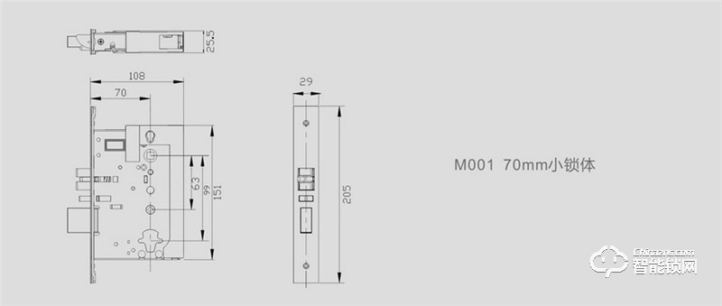 力维智能锁 RF-S800/1感应锁 