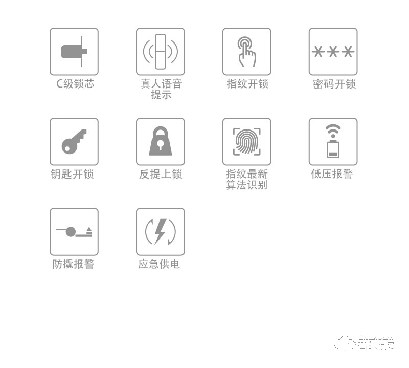 箭牌智能锁 A807锌合金小滑盖智能锁