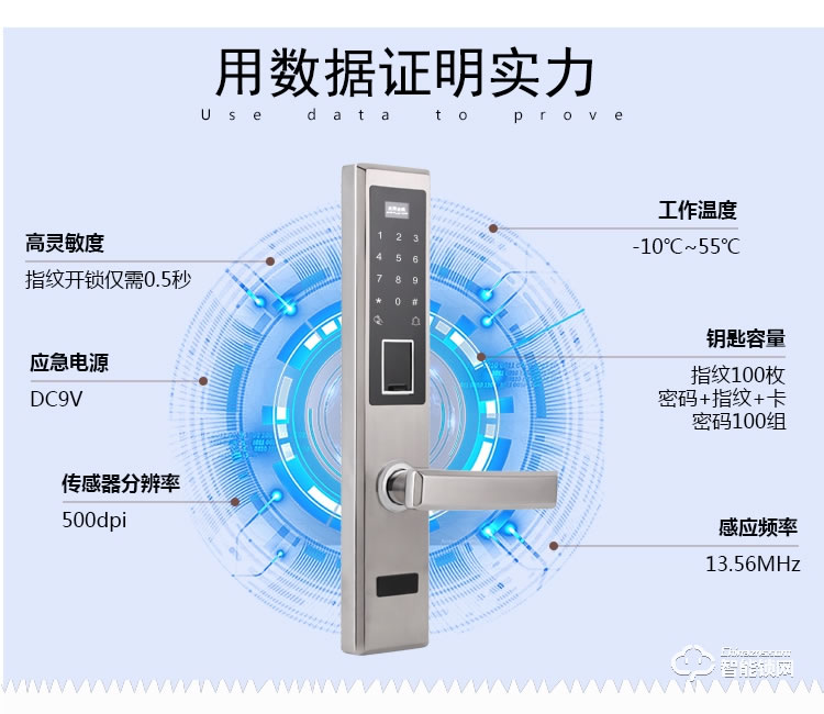 爱尔家智能锁 Z3家用防盗门智能感应锁