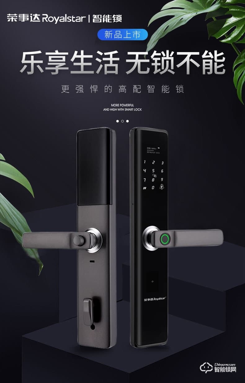 荣事达智能锁 RSD-319全自动直板指纹密码锁