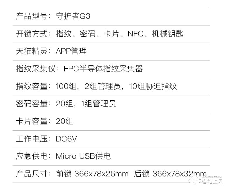 罗曼斯智能锁 G3家用防盗门指纹锁电子门锁