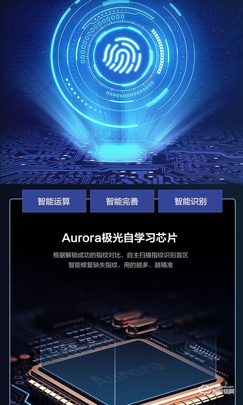 金指码智能锁 MK1全自动高清猫眼摄像头指纹锁
