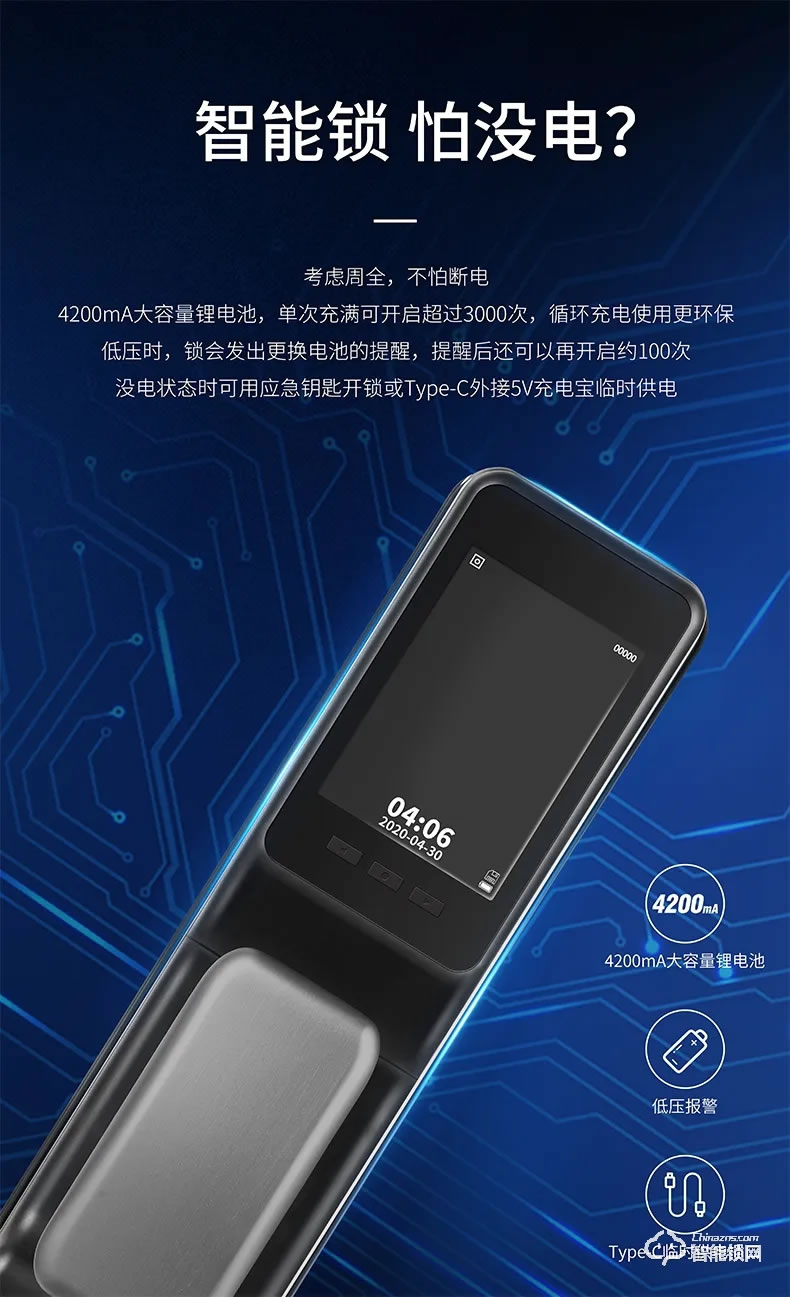 惠氏智能锁 S-V2可视猫眼全自动智能锁