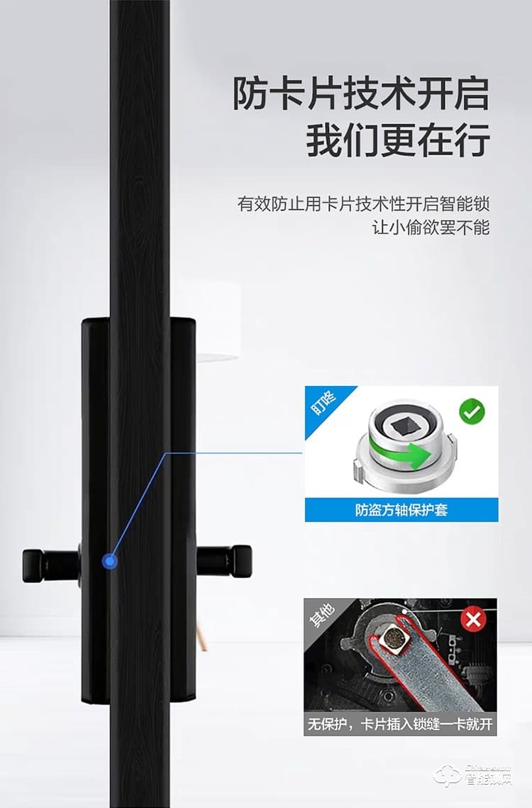 巴奈特智能锁 D6家用防盗门电子锁自