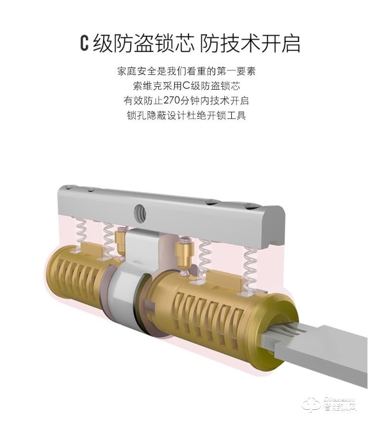 珈门智能锁 JM-A8家用防盗门刷脸智能门锁