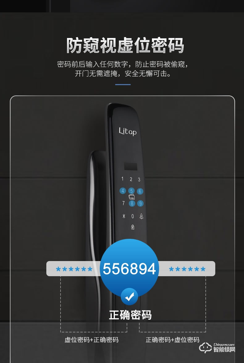 浅指智能锁 SL-G4全自动可远程防猫眼门锁