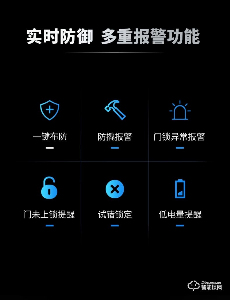 凯迪仕智能锁 K11全自动指纹锁家用防盗门锁电子门锁