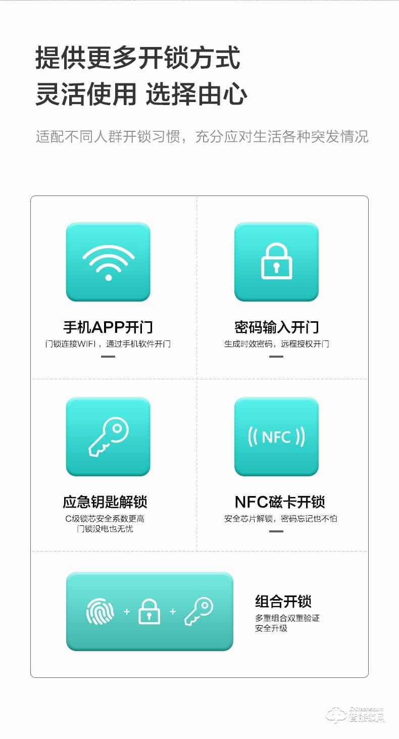 九牧智能锁 ELB27全自动指纹锁家用防盗门密码锁