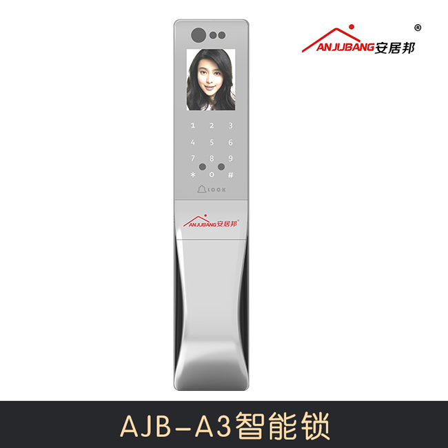 安居邦智能锁-安居邦人脸识别锁AJB-A3 触摸一键开锁