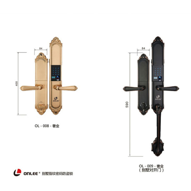 欧立指纹锁-欧立智能锁 别墅指纹锁 家用防盗门电子密码锁