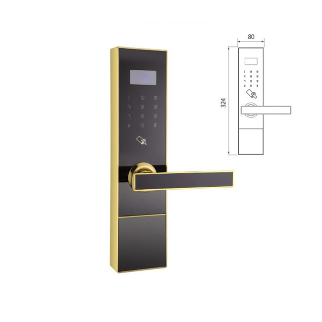 贝犀智能锁-贝犀智能锁 MS327不锈钢指纹密码锁