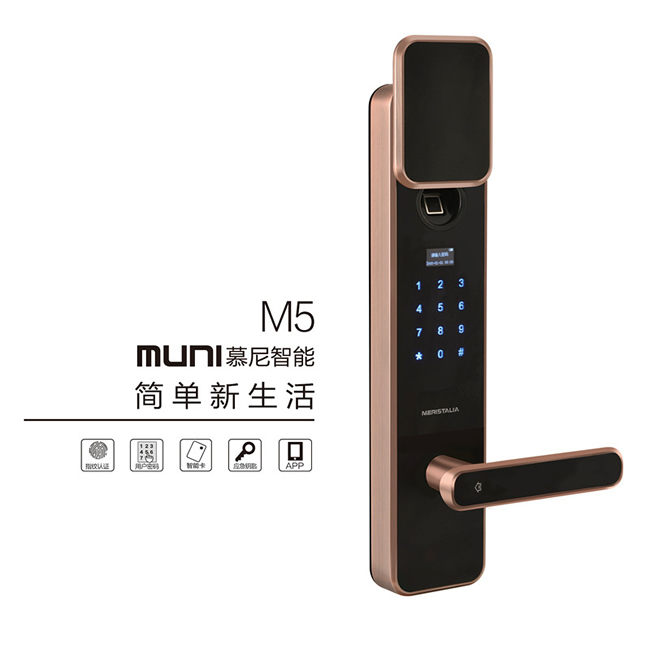 慕尼智能锁_慕尼智能锁 M5全自动智能锁