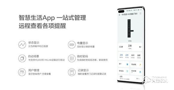 华为智选VOC智能门锁S火爆开售，手机一碰解锁，开启智能新生活