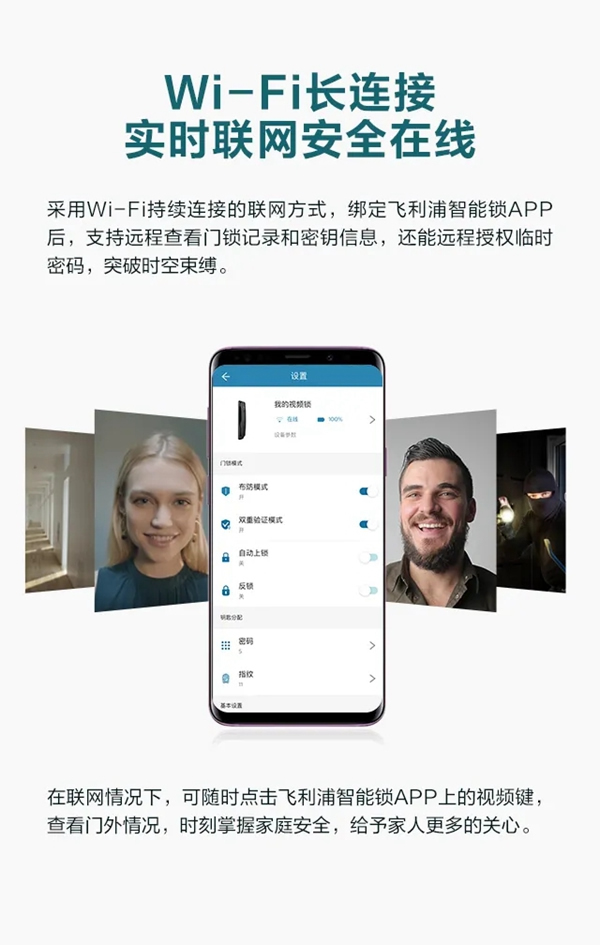 飞利浦智能锁首款可视智能锁魅力来袭