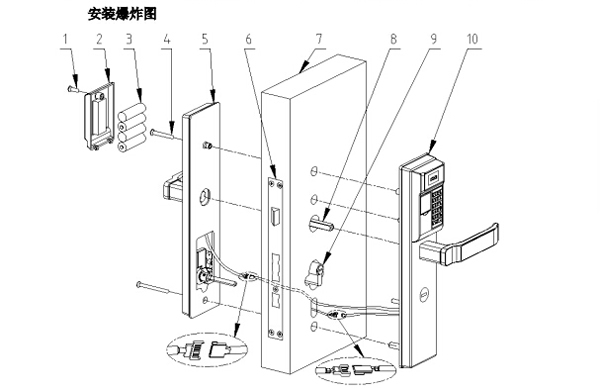指纹锁厂家教你指纹锁安装的八大步骤
