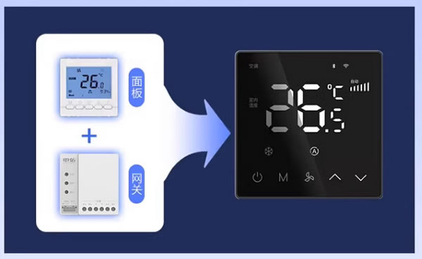 高性价比网关产品 打通智能家居孤岛||中弘面板式空调网关最新上市