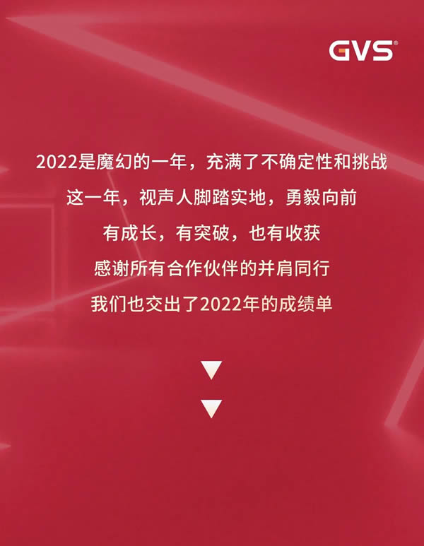 GVS视声智能的2022“数”职报告，请查收！